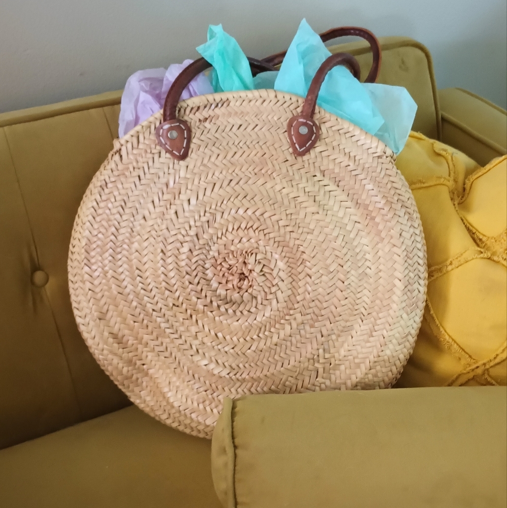 Large Straw Bag